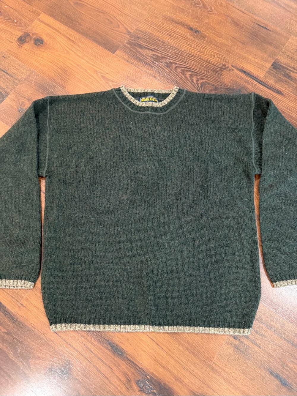VTG Woolrich Sweater Men's Large Greenish
Gray Wool Blend Great Condition